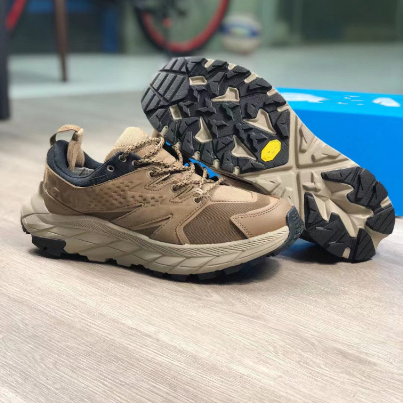 Hkone Men's Shoes Anan Shoes Low-Top Hiking Shoes Gtx New Outdoor Functional Shock-Absorbing Waterproof Thick-Soled Cross-Country Sports
