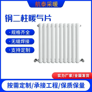 暖气片家用钢二柱5025钢制柱形散热器壁挂式批发现代简约风取暖器