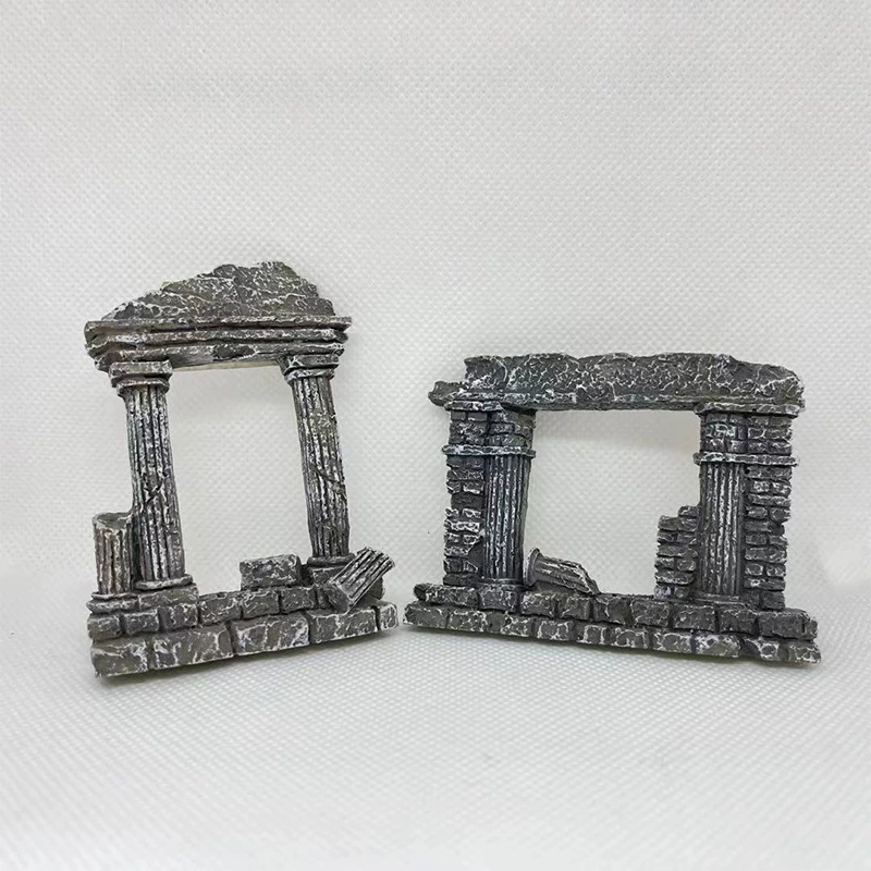 Римская колонна украшения для аквариума психологическая посуда песочный игровой ящик суд терапия архитектура римская колонна