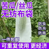 Специальная упаковка из нетканого материала для горькой дыни, люфы, огурцов, дыни, мешок для защиты от насекомых, защитный мешок, мешок для защиты от пчел и плодовых мушек.