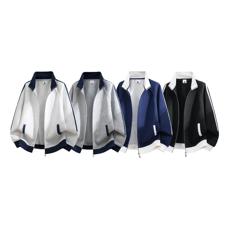 2026 Autumn Casual Simple Loose Versatile Men's Sweatshirt Jacket Men's Cardigan Turn-down Collar Coat Shipped Tonight 2026 Autumn Casual Simple Loose Versatile Men's Sweatshirt Jacket Men's Cardigan Turn-down Collar Coat Shipped Tonight