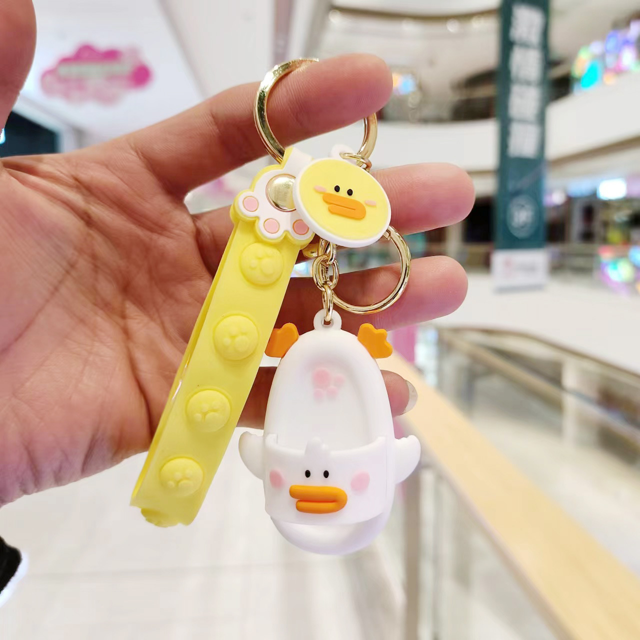 Cute Cartoon Character Pvc Unisex Bag Pendant Keychain display picture 5