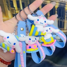 网红创意三丽鸥系列大耳狗玉桂狗钥匙扣汽车小挂件包包钥匙链挂饰