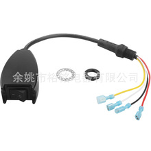 ProTeam 100641 电线,尾辫 3 线,带螺母和垫圈索环,黑色 Pro Team