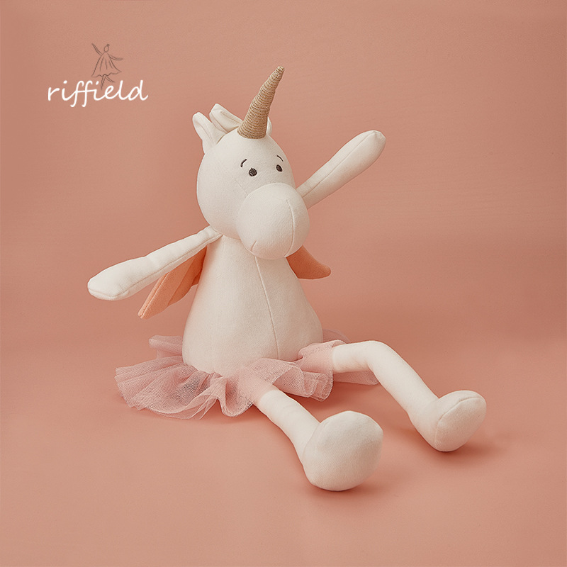 Pink Unicorn Angel with Wings Toy [Small Wholesale] Birthday Gift Home Decoration