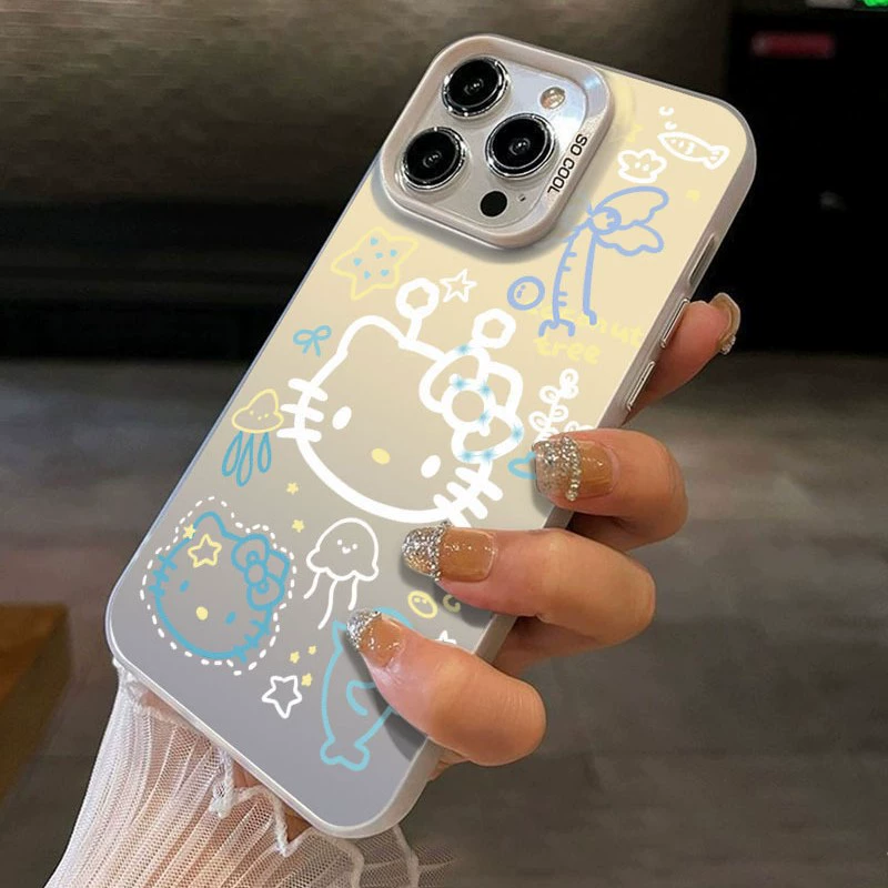 Милый мультяшный совместимый чехол для телефона Pro, совместимый с Apple, 16 Pro Max, 15 Pro Max