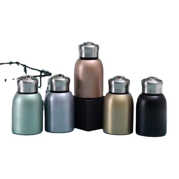 迷你高颜值水杯时尚小胖丁不锈钢保温杯网红小容量定制简约大肚杯