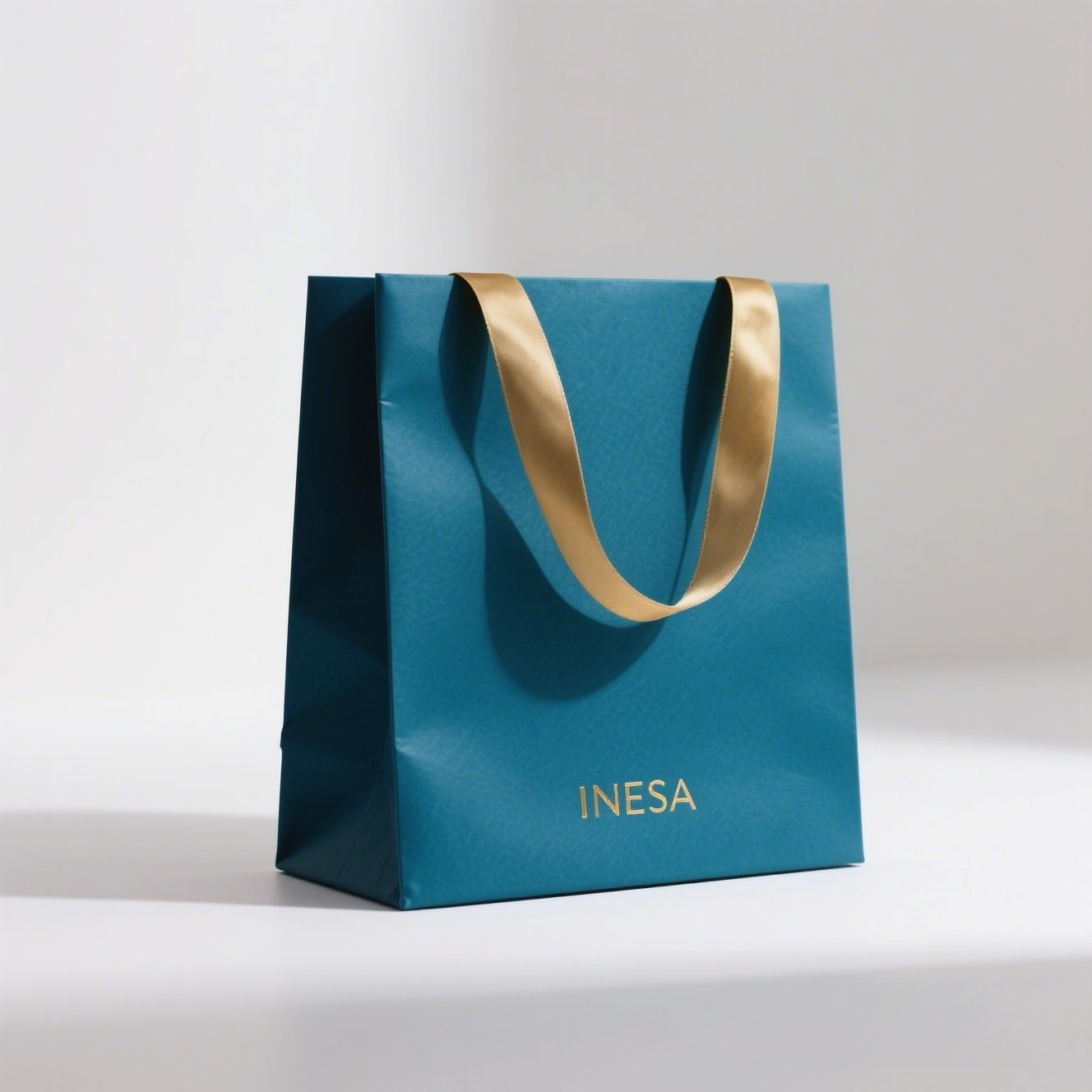 服装店手提袋高级感礼品袋礼物袋批发纸袋拎袋ins风打包带白卡