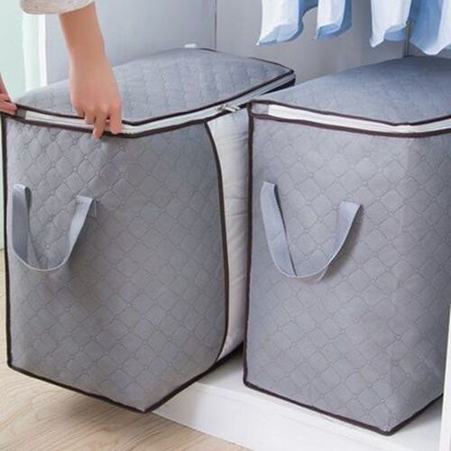 Cotton duvet storage bag clothing packing bag home use for blankets travel bag dustproof large size organization bag storage box organizer