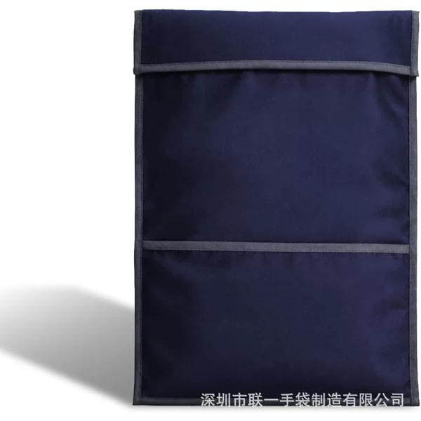 Anti-tracking Faraday tablet shielding bag, blocks Bluetooth and GPS, anti-theft storage bag for car keys