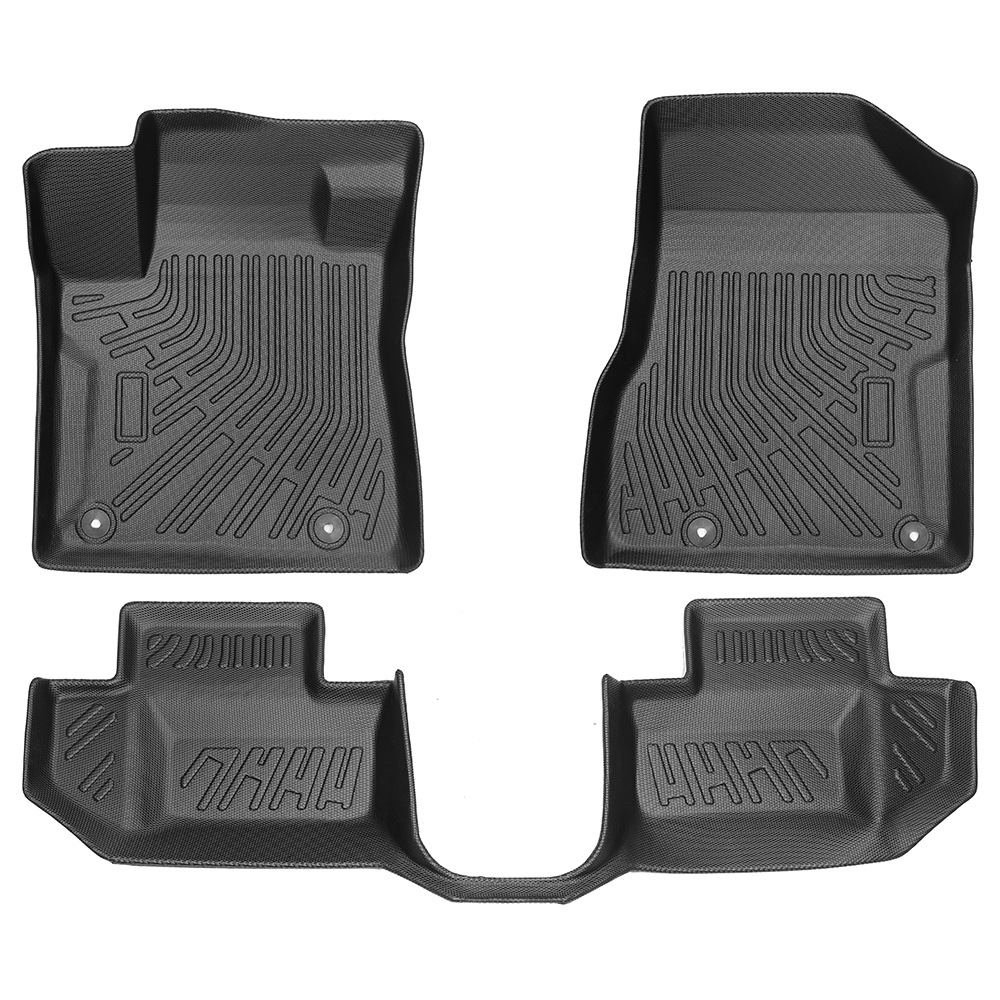 Aplicable a Jeep Wrangler jK 2Door 2014 - 2017 TPE Foot Pad 3D All Weather Material Cojín de piso