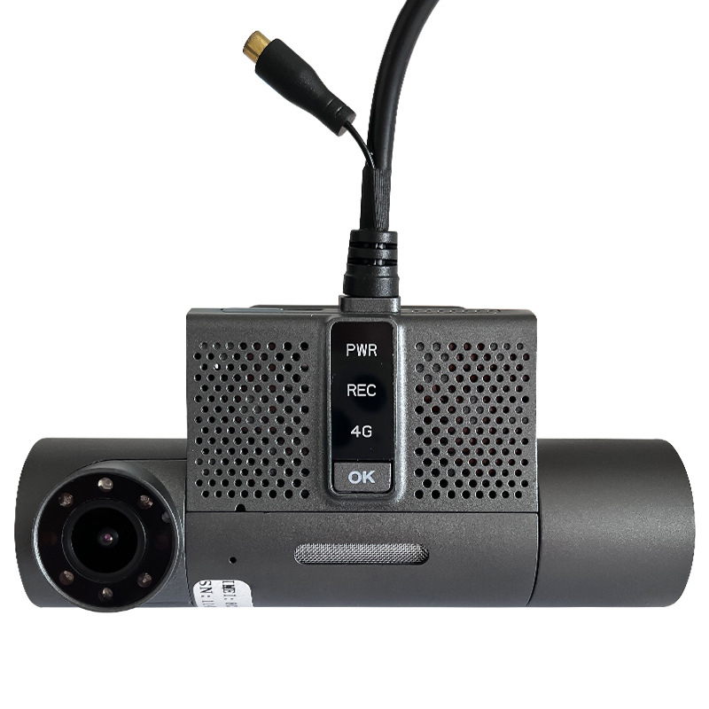 두 배 카메라 내부 및 외부 더블 레코딩 HD 전후 녹음 레코더 위치 기록 GPS 네트워크 택시 모니터링
