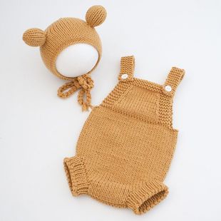 Newborn Children's Photography Clothing New Full Moon Hundred Days Photo Studio Photography Clothing Animal Theme Wool Needle Dream Weaving Domain