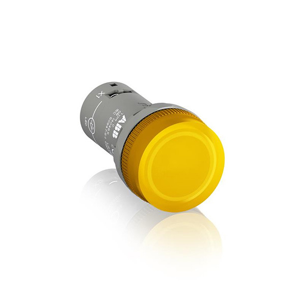 C系列緊湊型指示燈ABBCL2-501Y安裝直徑22mm 黃色 10個