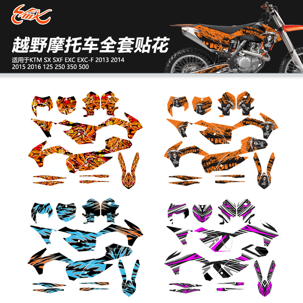 Para KTM SX SXF EXC EXC-F 125 250 350 500 película de cuerpo de motocicletas
