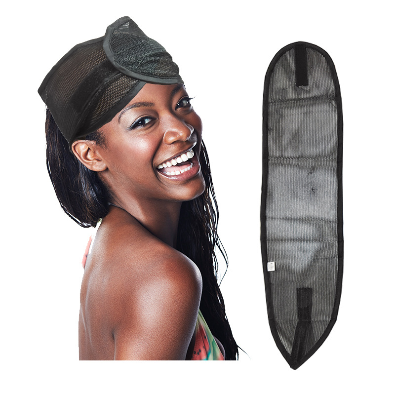 Diseño de malla de Venta caliente africano fresco y cómodo monocromo hombres y mujeres diadema deportiva Banda de Velcro popular europea y americana