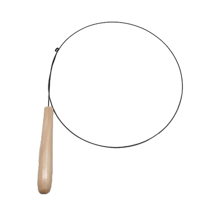 나무 손잡이 고양이 놀리는 막대기에는 머리가 포함되어 있지 않습니다.