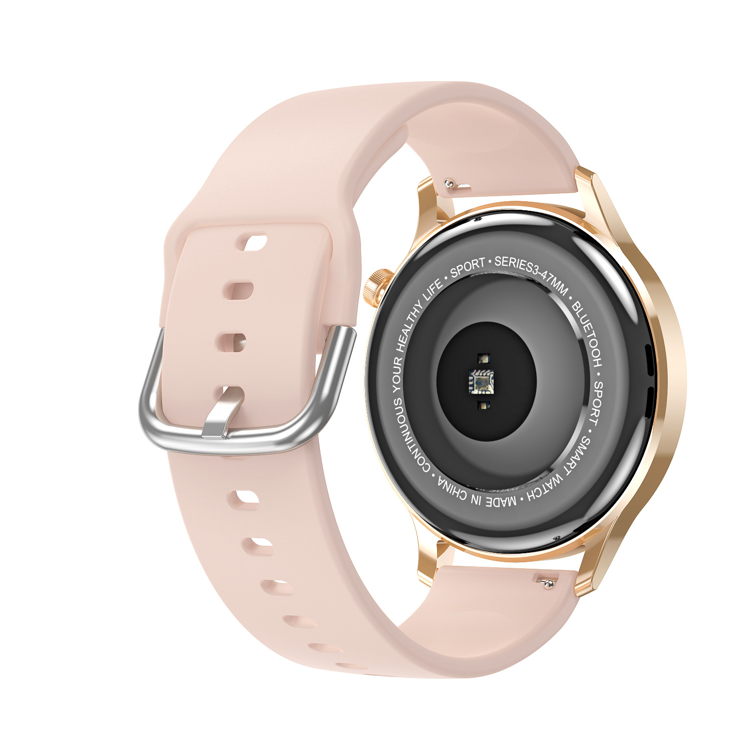 Reloj inteligente Watch3 pro, llamada Bluetooth, ritmo cardíaco pedómetro, reloj deportivo en stock image 6