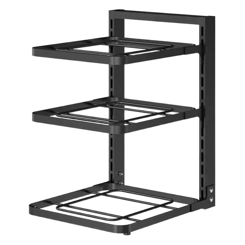 Кухонная стойка для хранения настольная стойка для крышки горшка Раковина Стеллаж для хранения горшков многослойный стол угловая стойка шкаф стеллаж для хранения