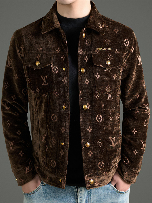 Kişi yaxalıklı casual jaket, payız-qış üçün