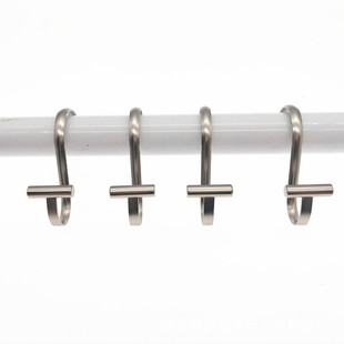 Directly Supplied by the Manufacturer, Metal S-Shaped Shower Curtain Hooks and Curtain Hooks for Kitchens Can Be Customized and Processed for Multiple Scenes