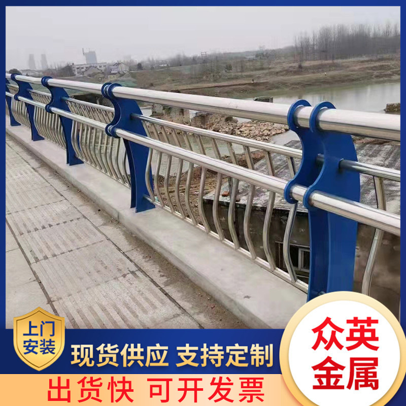 景观隔离栏杆桥梁护栏 交通河道景观设备防护栏规格多样