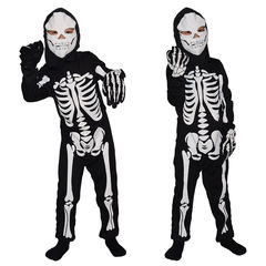 Halloween children's skeleton costume skeleton ghost cosplay costume cosplay theme dance ghost costume jumpsuit