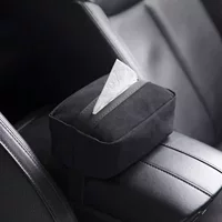 Популярная замшевая коробка для салфеток для автомобиля, бумажная коробка для автомобиля, бумажная коробка для автомобиля