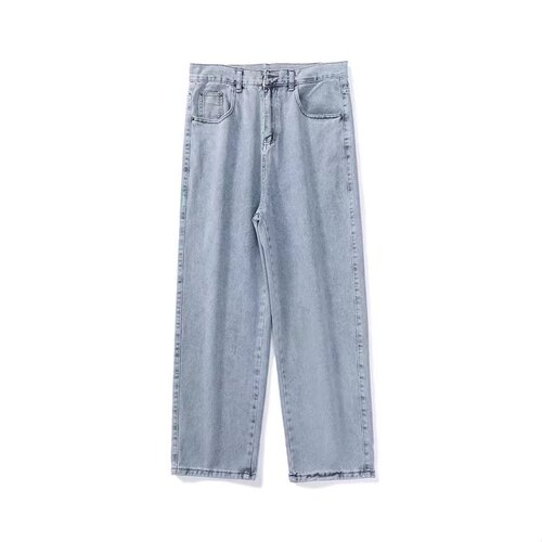 Men's Straight Leg Loose Spring Autumn 2024 New High-Waisted Slimming Petite Wide Leg Floor-Length Pants