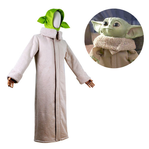 New American TV series The Mandalorian Baby Yoda cos costume Santa Veda Halloween cosplay stage costume