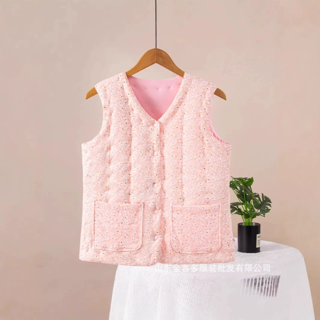 Женский ручной работы из чистого хлопка жилет теплый облегающий жилет