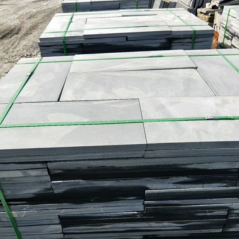 Машина для резки лица Bluestone брусчатка подковообразный камень квадратный двор брусчатка Парк Живописный район блокирующий тротуар лицо голубая плита