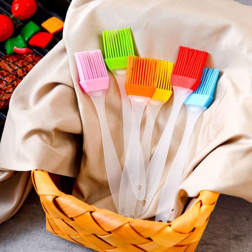 Silicone Oil Brush, Small, Detachable, Non-Shedding BBQ Spice Brush, High-Temperature Resistant Baking Brush, 6g BBQ Brush