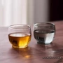 加厚圆形日式烟灰色品茗杯