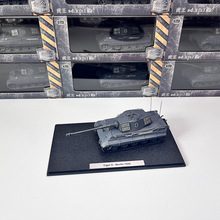 1/72德国虎王式重型坦克旧化东线迷彩涂装成品模型合金仿真摆件