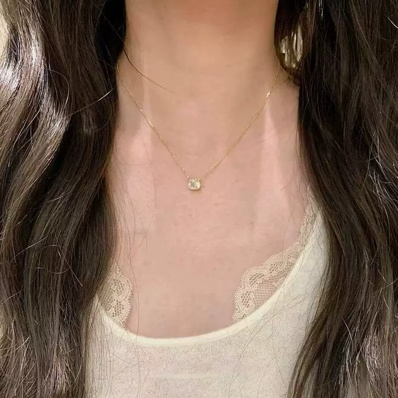 新款甜美少女心凯蒂猫项链女简约小巧时尚百搭温柔气质锁骨链