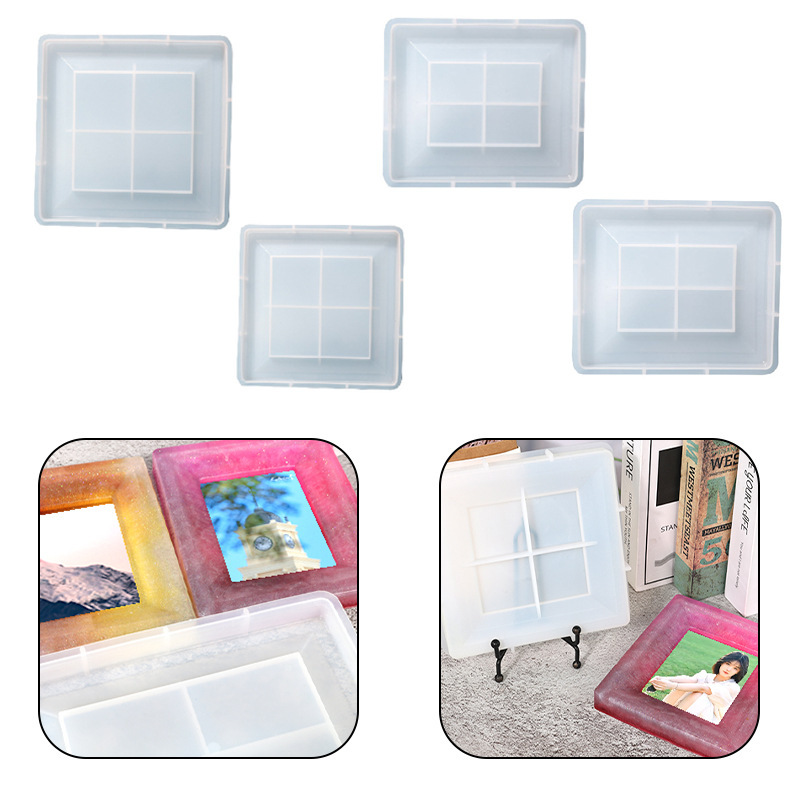 New Handmade DIY Photo Frame Ornaments Photo Storage Crystal Glue Mold Professional Display Stand Silicone Mold New Handmade DIY Photo Frame Ornaments Photo Storage Crystal Glue Mold Professional Display Stand Silicone Mold