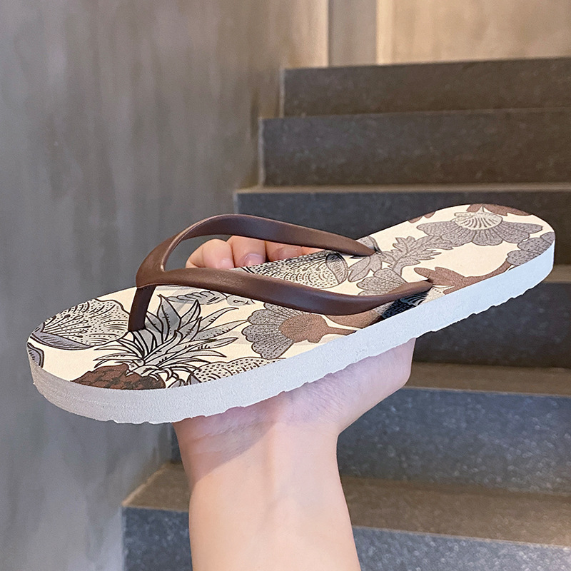 Zapatillas de flip flop para mujeres de moda brillante y fresca nueva moda para viajar en verano a la playa para usar zapatillas