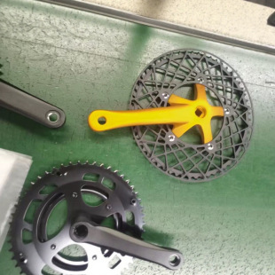 Folding Bicycle Modified Crank 53/56/58 Tooth Spider Disc Set Ultra-Light Cut Out Crankset