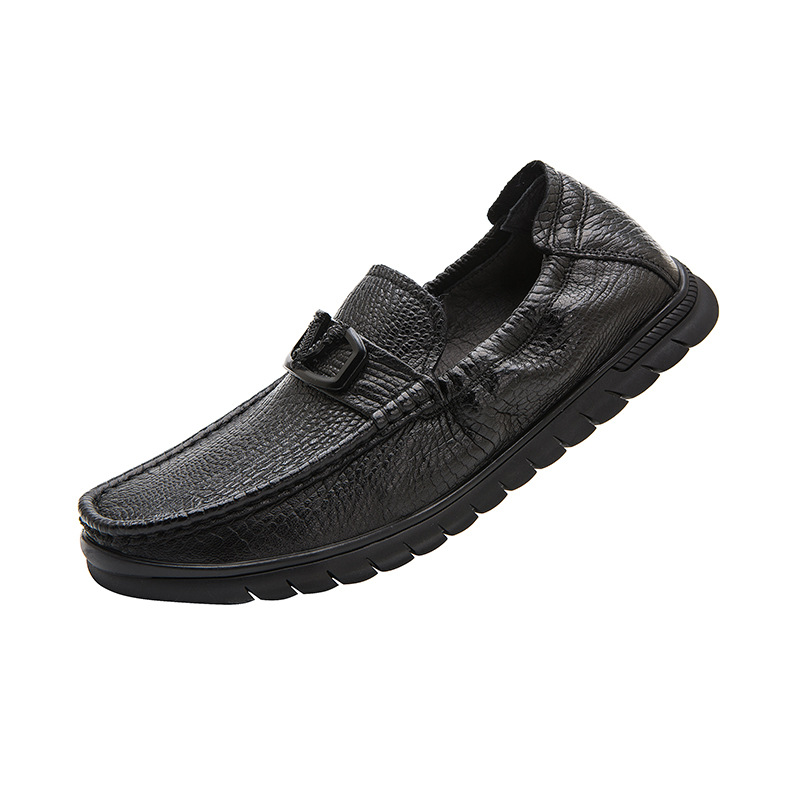 Bequeme Herren Freizeitschuhe Aus Echtem Leder Atmungsaktiv_voghion.com