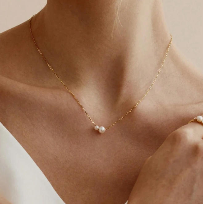 Gold Necklace For Women Elegant Versatile Collarbone Chain Gift_voghion.com
