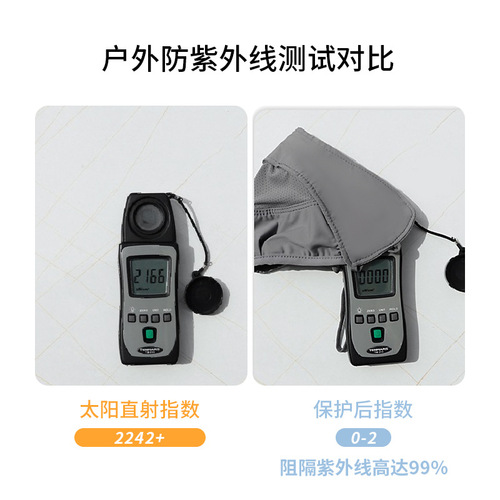 Sunscreen High-Quality Female Makeup Eyelid Protection Driving Face Mask UV-Resistant 3D Autumn Breathable Outdoor Summer 