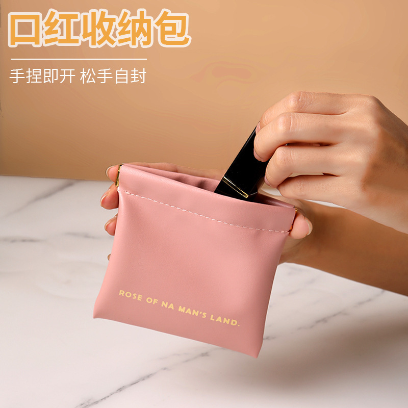 Bolso de cambio portátil multifuncional para auriculares almacenar cable de datos bolsa pequeña toalla de tía estudiante lápiz labial impermeable bolsa de monedas