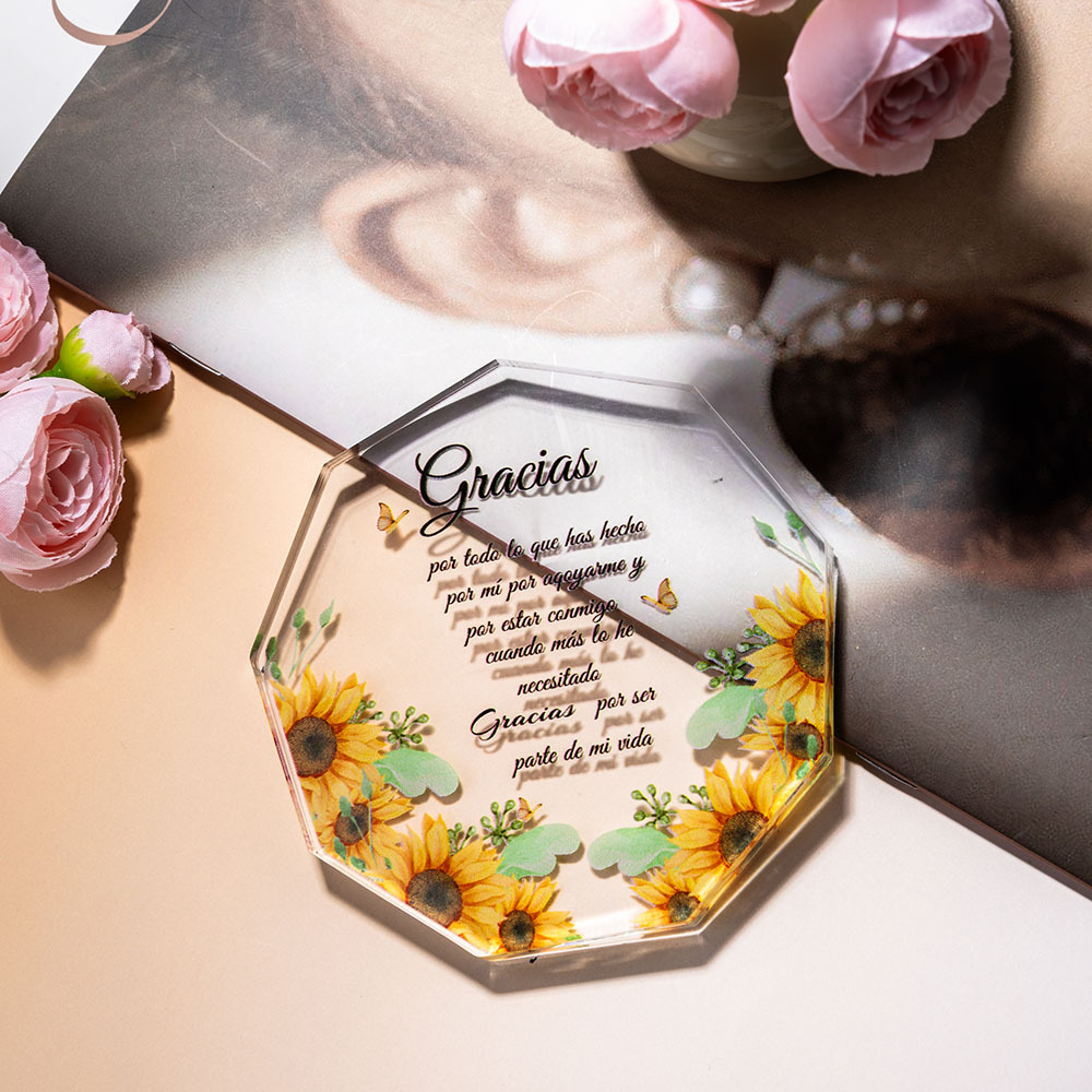 跨境亚克力蝴蝶摆件伴手礼周年纪念送朋友亲人摆台装饰品高透材质