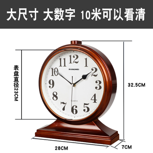 ✅ Clock Ornament Table Clock for Home Use, Large Size for Living Room Display, Desktop Clock, 2025 New Model Pendulum Clock