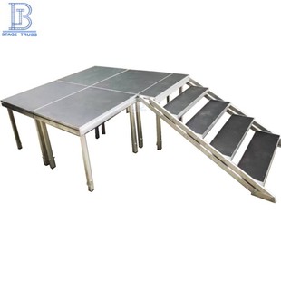 Aluminum Alloy Quick-fiT STage EvenT Wedding T STage CaTwalk Square Tube Leg STage CelebraTion Splicing STage Wholesale