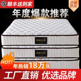 QS非凡A款(23厚度)海马床垫1.5m1.8米软硬两用乳胶椰棕20cm厚15cm