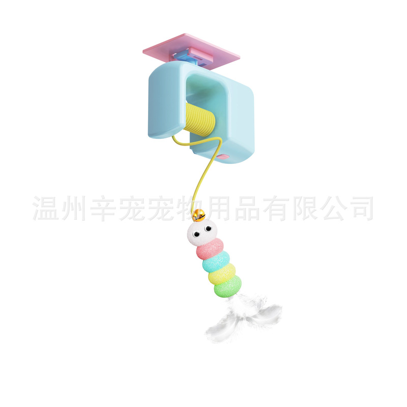 厂家现货电动宠物玩具挂门悠悠球解闷自嗨智能电动逗猫棒猫玩具|undefined