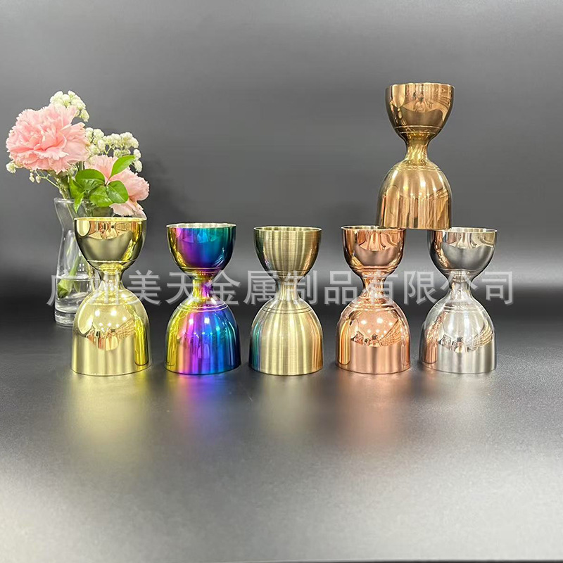 Acero inoxidable 304 oz taza de medición India Jigger vino separador vino dispositivo de medición Comercio exterior transfronterizo