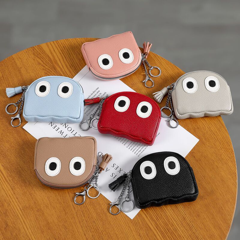 Mini Creative Cartoon Zipper Coin Purse Ins Ladies Cute Keychain Coin Bag Coin Bag Female Cross-Border Trend